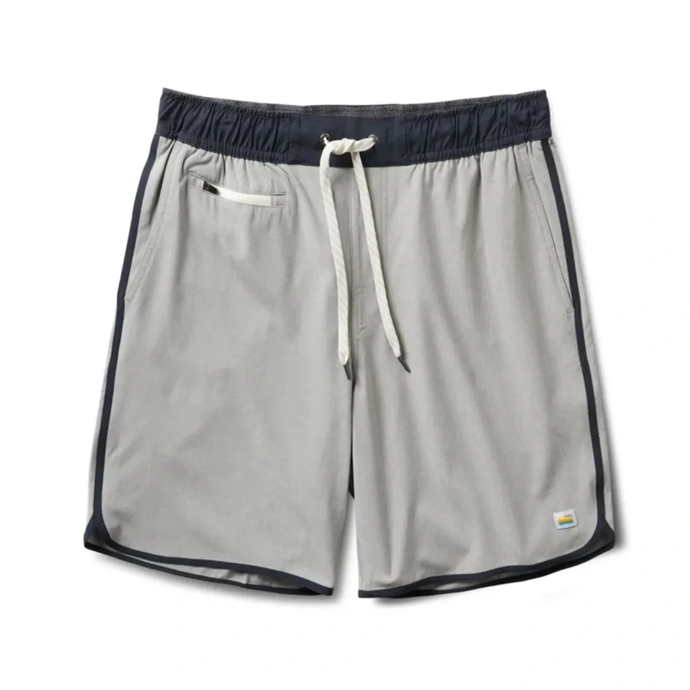 Vuori • Banks Short Platinum Herringbone Men’s Running Shorts Size S